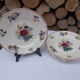 Lot de 5 assiettes plates Sarreguemines modèles Agreste