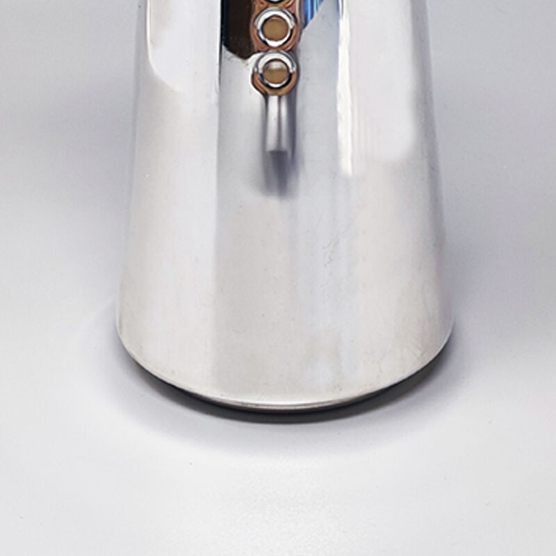 1960s astonishing cocktail shaker in silver plated by Laras, made in Italy
