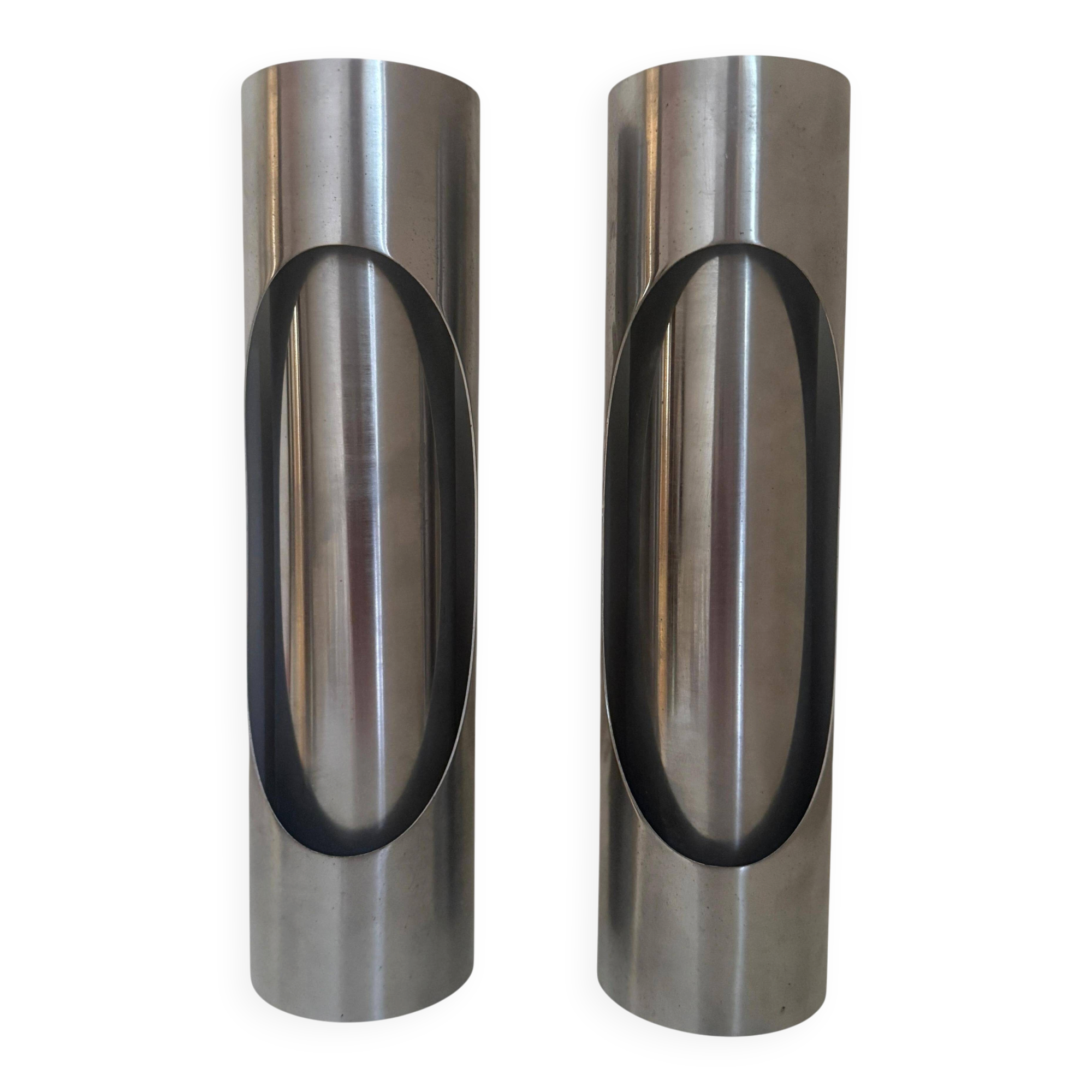 Pair of wall sconces by Raak Amsterdam. 1970s.