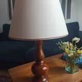 Wooden table lamp