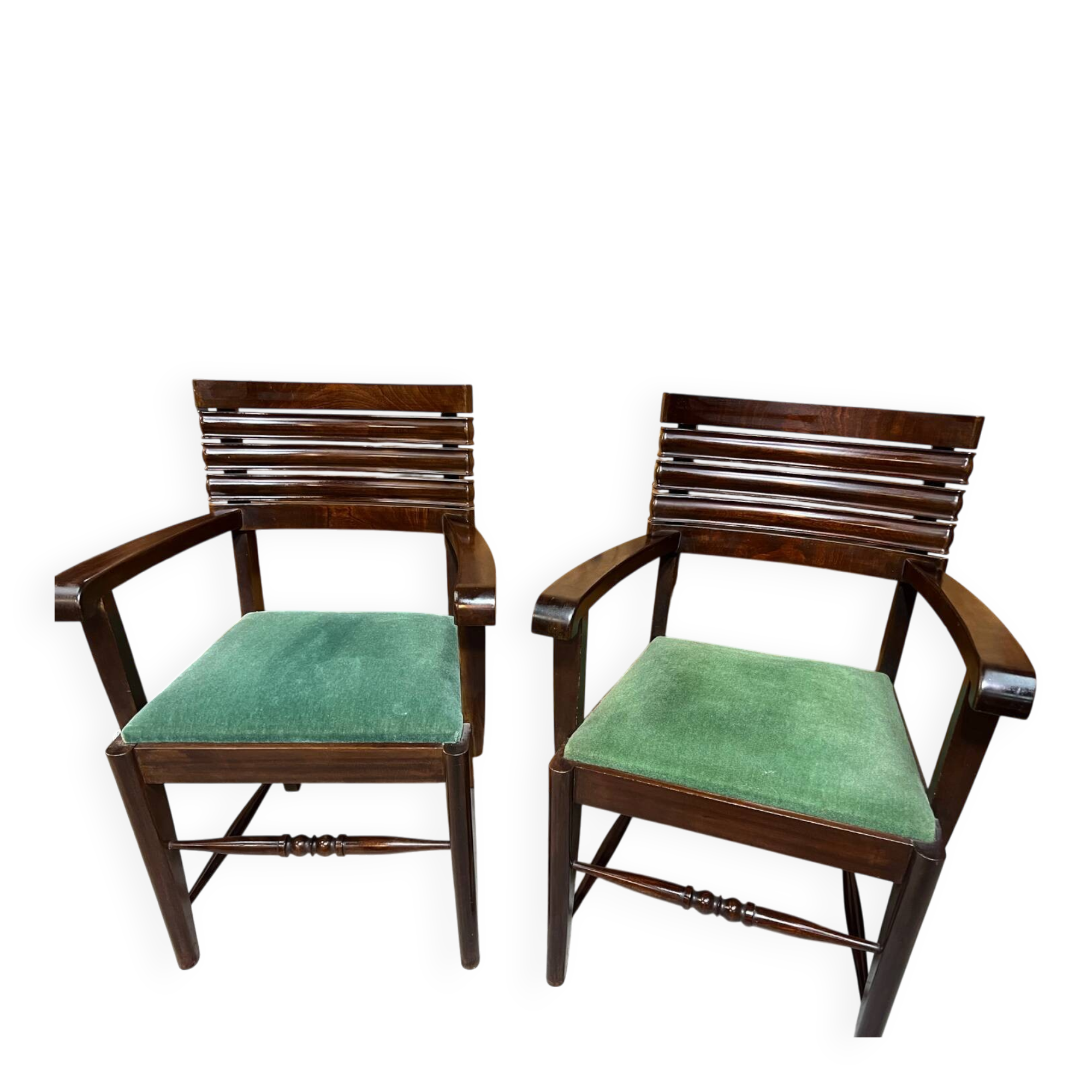 Pair of Gaston Poisson armchairs