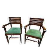 Pair of Gaston Poisson armchairs