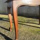 Small coffee or side table, oak, marquetry, Louis XV style, vintage