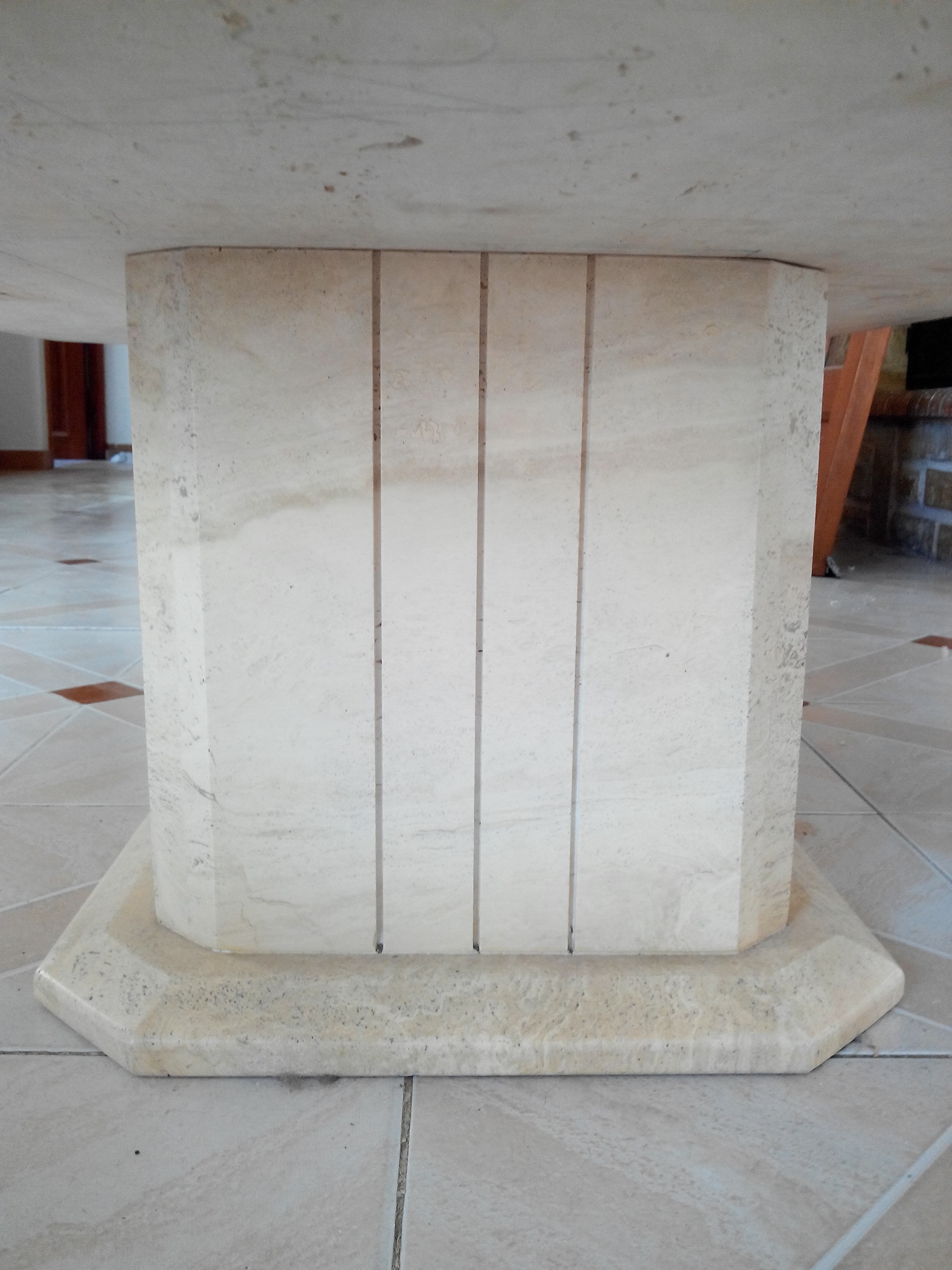 Coffee table travertine