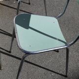 Formica water green table and chairs set