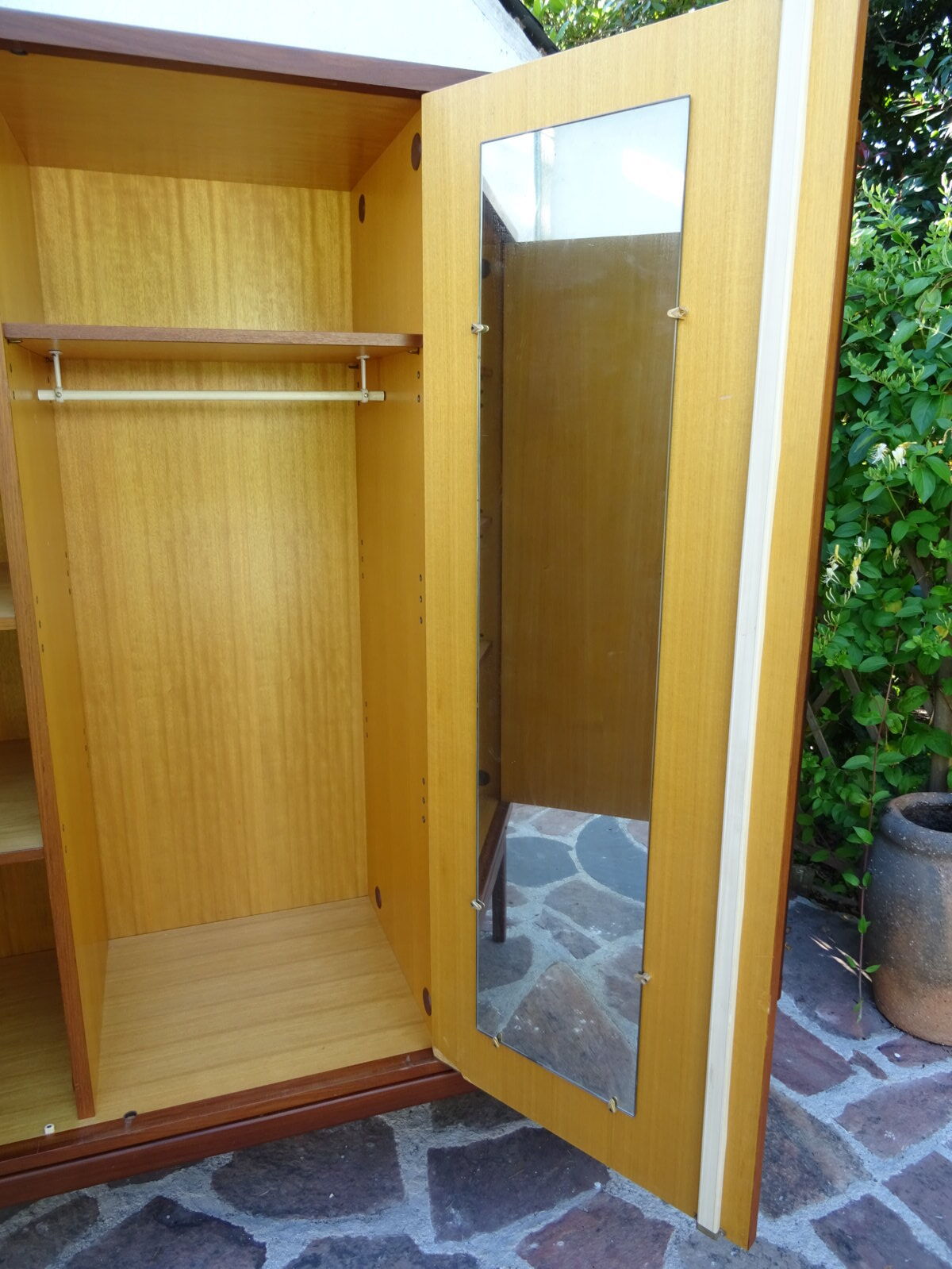 Scandinavian wardrobe in teak 60s
