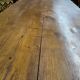 Solid oak monastery table