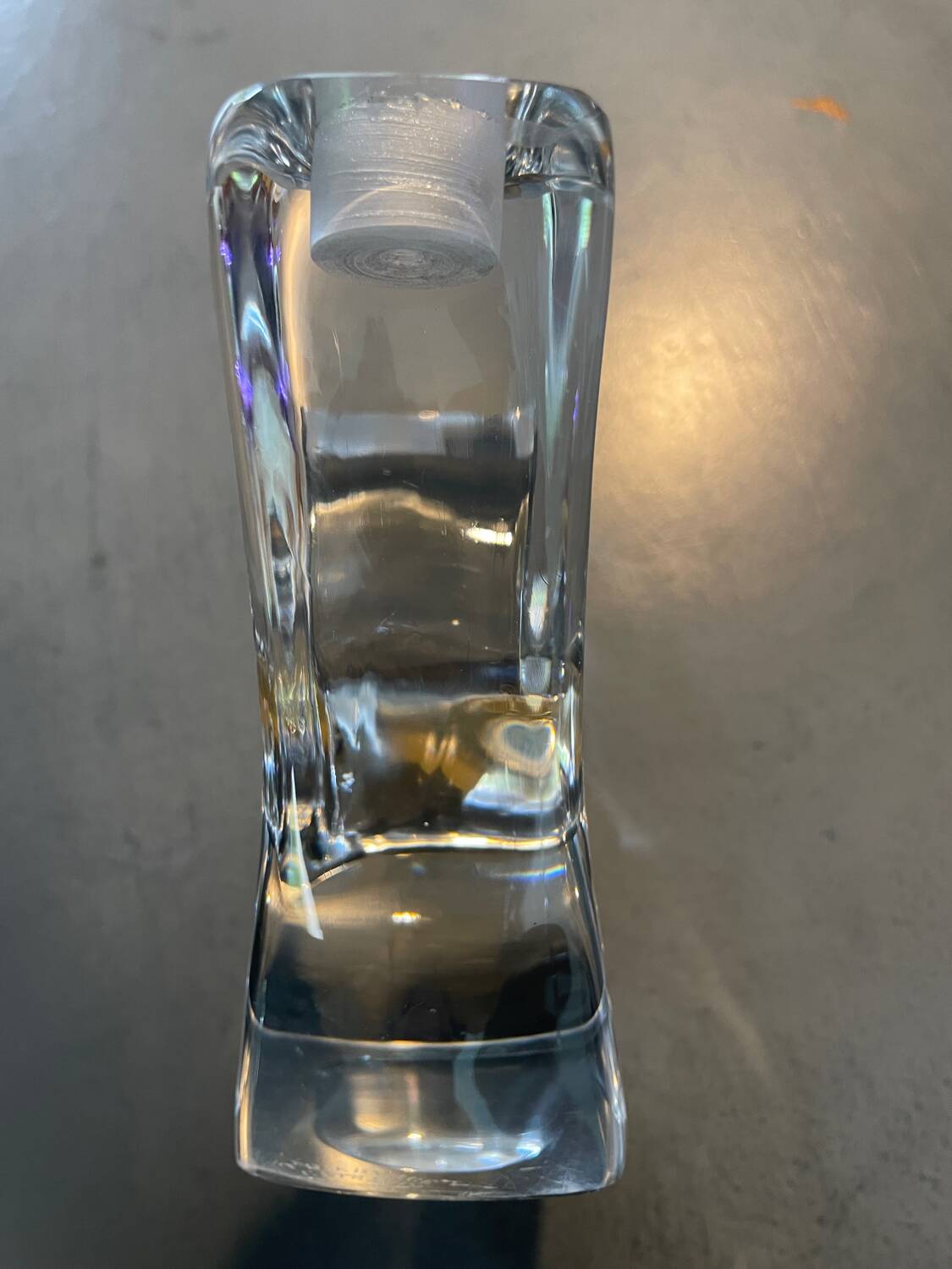 French Crystal Candle Holder