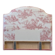 Headboard in toile de Jouy