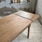 Walnut farmhouse table + extensions