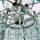 Italian cut glass chandelier by Zero Quattro. 1970s