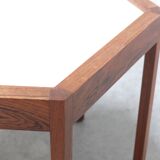 Rosewood 'Hexagon' side table by Hans Christian Andersen, 1960s