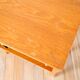 Scandinavian bedside table in teak veneer, with tapered legs and a drawer, 1960.