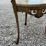 Marble and brass side table 1950/60