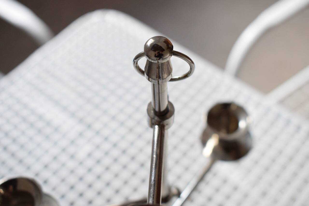 Vintage metal candlestick/candle holder