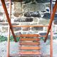 Claire Pampo vintage folding wooden children's desk from the 50s