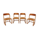 Series of 4 chairs Baumann Traineau