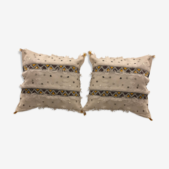 Woven Berber cushion covers