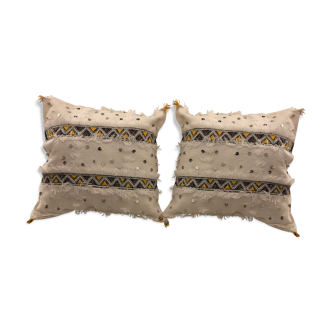 Woven Berber cushion covers
