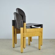 Thonet / chaises de salle à manger vintage flex 2000 en hêtre (2) / gerd lange / années 1990