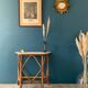 Vintage rattan console
