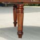 George III Antique Library Desk in Solid Mahogany 1780