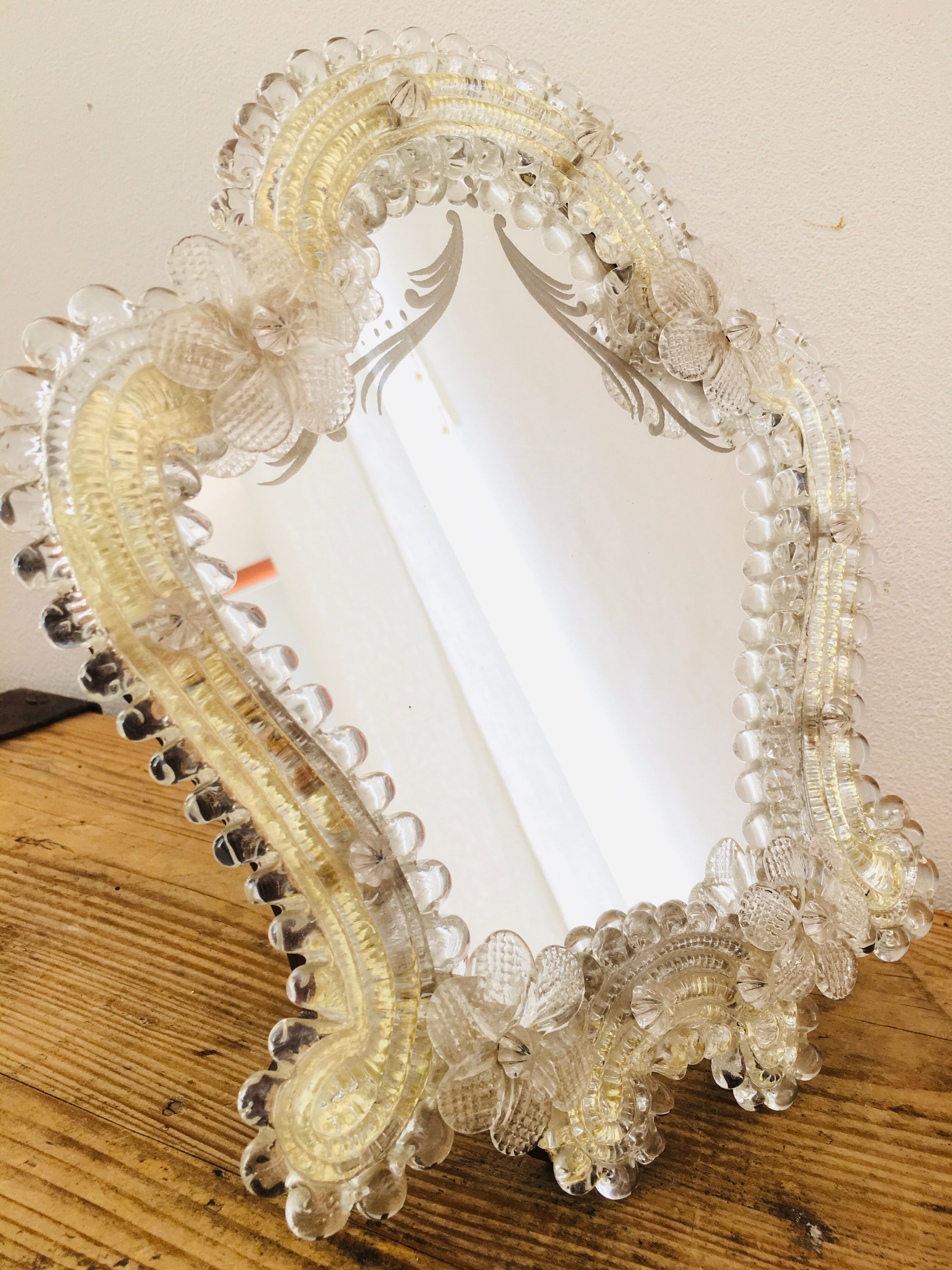Miroir vénitien murano