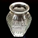 Vase hexagonal de style Art Déco  Gravé au col Made in France
