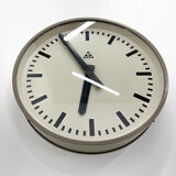 Large Vintage Industrial Wall Clock by Pragotron, 1950's