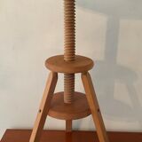 Vintage wooden tripod stool