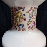 Porcelain peacock vase