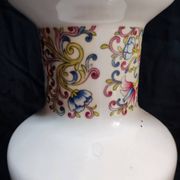 Vase paons en porcelaine