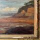 Oil panel Priory of Dinard Saint-Servan-sur-Mer René Sergent 1921