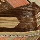Tapis Kilim turc vintage marron et beige 6x12, 179x363 cm SK 35163