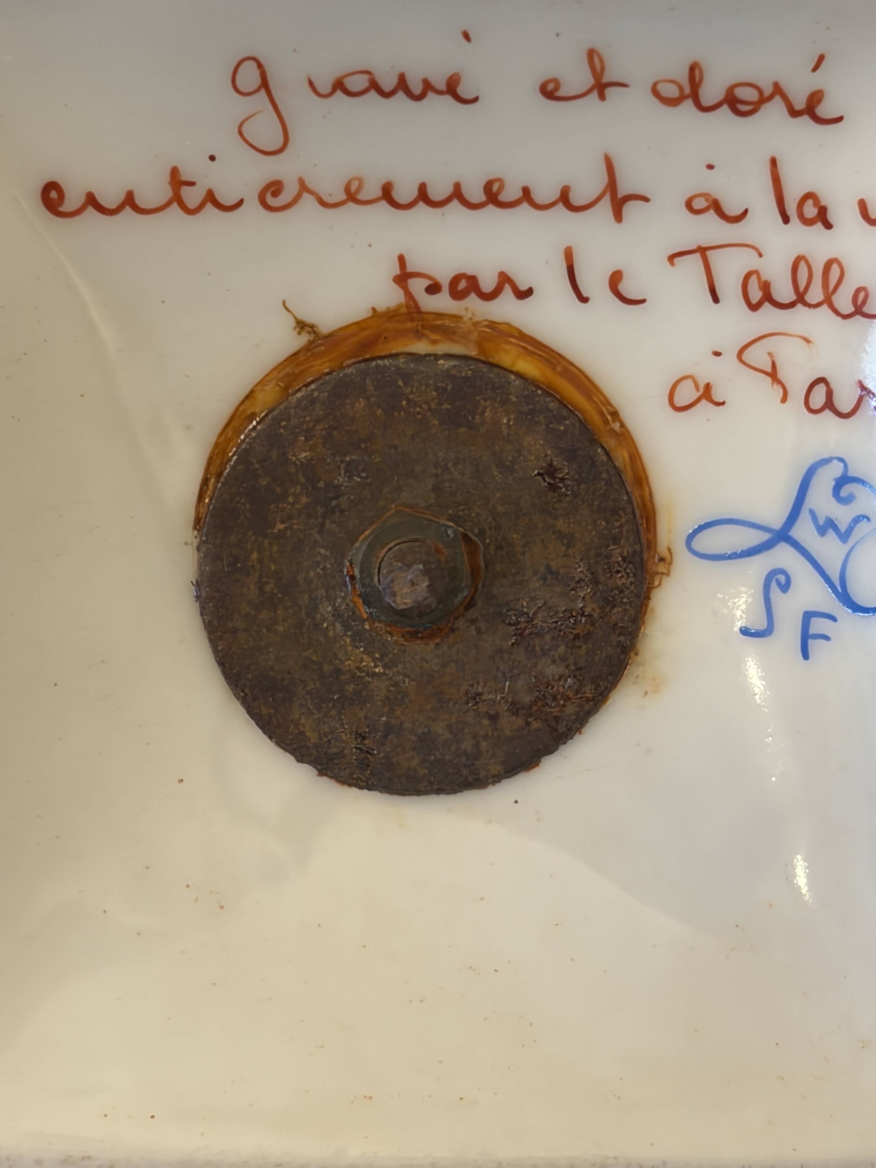 Rare Médicis vase porcelain from Paris - Le Tallec 1960