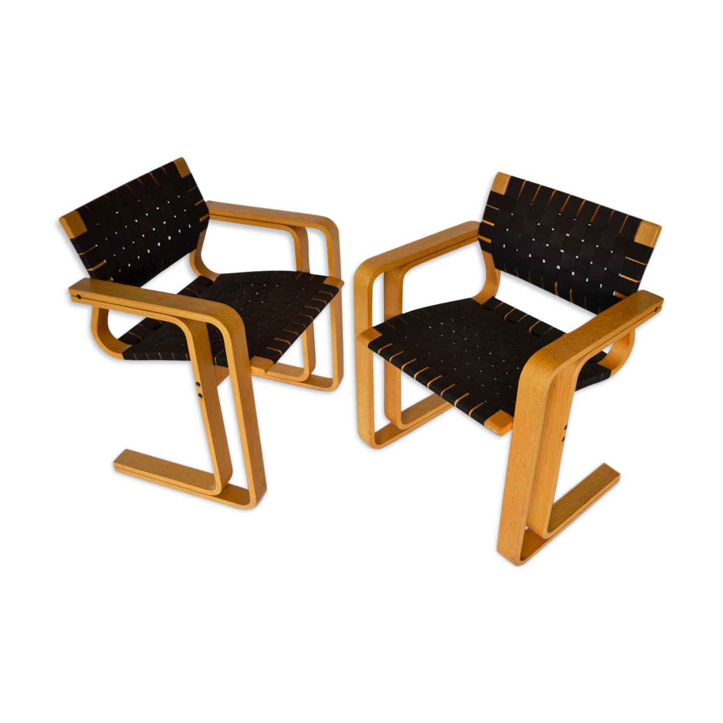 Pair of armchairs 5531 by Rud Thygesen & Johnny Sørensen for Magnus Olesen, years 1950