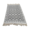 Tapis blanc kilim marocain 194x124cm