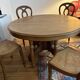 Antique mahogany table in Second Empire/Napoleon III style.