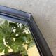 Miroir brutaliste losange en fer