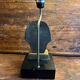 Lampe pharaon en bronze de style Hollywood Regency