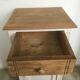 Old wooden bedside
