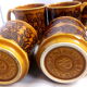Lot de 5 tasses anglaises 70's