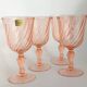 Verre rose torsade Luminarc rosaline