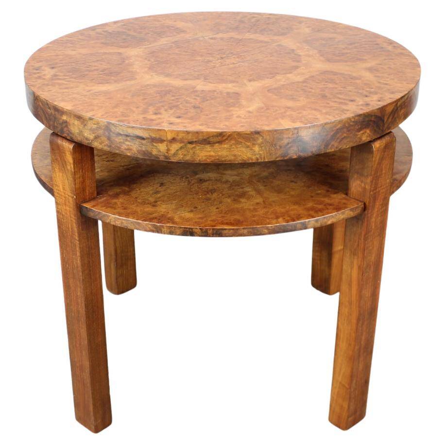 Art Deco coffee table from the 1930s, Czechoslovakia