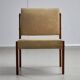 Angular, Teak Wood and Leather Chair with Copper Details, 1970s
