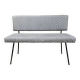 Banc vintage style knoll pied métal