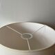 Lampshade with ecru fabric Scandinavian style H37 D25