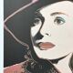 Lithographie CMOA Andy Warhol LIMITÉE | Portrait Pop Art INGRID BERGMAN