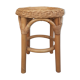 Rattan and wicker stool