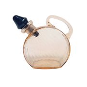 Art Deco carafe from Hortensja Glassworks, Poland, 1930s